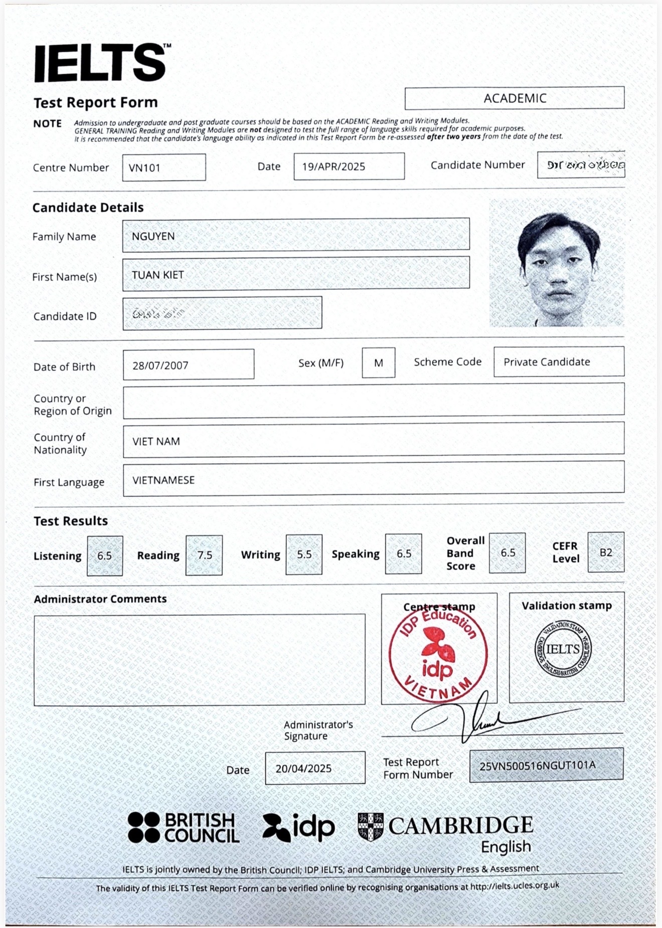 Tuấn Kiệt 6.5